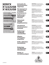 Behringer Xenyx X1222 USB Bundle Manual do usuário
