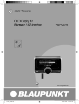 Blaupunkt OLED-DISPLAY BT/USB-INTERFACE Manual do proprietário