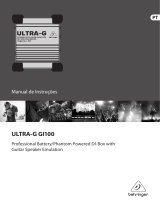 Behringer Ultra-G GI100 Manual do proprietário