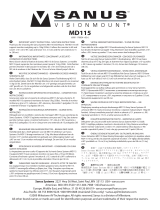Sanus MD115 Manual do proprietário