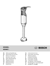 Bosch MSM67 Manual do usuário