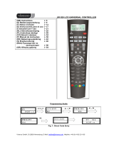 Vivanco 8 IN 1 UNIVERSAL LCD REMOTE CONTROL QUOTSOFT TOUCHQUOT Manual do proprietário