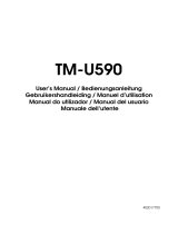 Seiko TM-U590 Manual do usuário