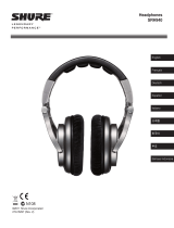 Shure SRH940 Professional Reference Headphones Manual do usuário