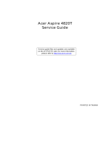 Acer 4820T Manual do usuário