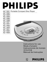 Philips AZ 7383 Manual do usuário