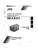 JVC GR-AX227 Manual do usuário