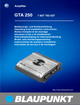 Blaupunkt GTA 250 Manual do usuário