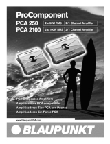 Blaupunkt PCA 250 Manual do usuário