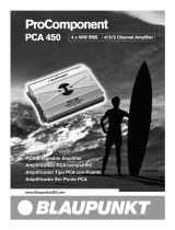 Blaupunkt PCA450 Manual do usuário