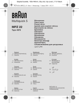 Braun MPZ 22 Manual do usuário