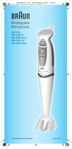 Braun MR 6500 M Manual do usuário