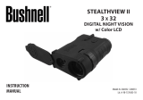 Bushnell STEALTHVIEW II Manual do proprietário