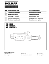 Dolmar AS-1212, AS-1212LG, AS-1212LGE Manual do usuário