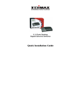 Edimax Technology 5/8 Ports Desktop Manual do usuário