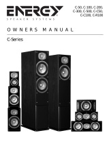 Energy Speaker Systems C-50 Manual do usuário