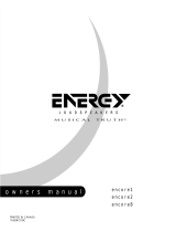 Energy Speaker Systems MUSICAL TRUTH encore1 Manual do usuário