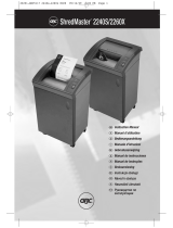 GBC ShredMaster 2260X Manual do usuário