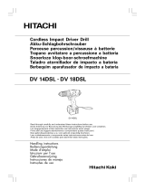 Hitachi dv 18 dsl Manual do usuário