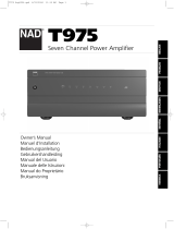 NAD T975 Manual do usuário