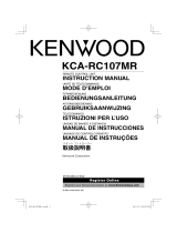 Kenwood KCA-RC107MR Manual do usuário