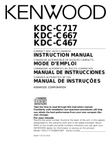 Kenwood KDC-C717 Manual do usuário