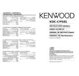 Kenwood KDC-CPS81 Manual do usuário