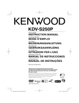 Kenwood KDV-S250P Manual do usuário