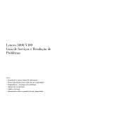 Lenovo 3000 V100 Manual do usuário
