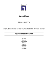 LevelOne FBR-1415TX Manual do usuário