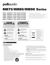 Polk Audio RM85 Series Manual do usuário