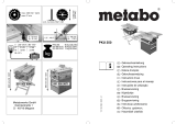 Metabo PKU 250 Manual do usuário