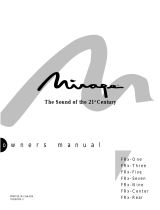 Mirage FRXR Manual do usuário