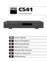 NAD C541 Manual do usuário
