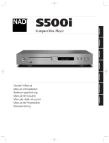 NAD S500i Manual do usuário