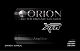 Orion Car Audio XTR Power Amplifier XTR15001 Manual do usuário