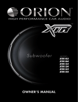 Orion Car Audio XTR102 Manual do usuário