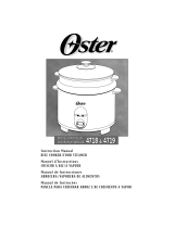 Oster 4718 Manual do usuário