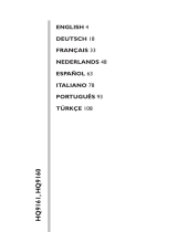 Philips smarttouch-xl hq 9160 Manual do usuário