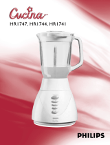 Philips Cucina HR1744 Manual do usuário
