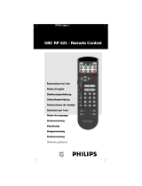 Philips SBC RP 421 Fernbedienung Manual do usuário