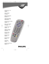 Philips RU254 Manual do usuário