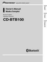 Pioneer CD-BTB100 Manual do usuário