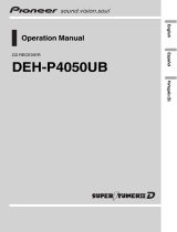 Pioneer DEH-P4050UB Manual do usuário