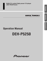Pioneer DEH-P5250 Manual do usuário