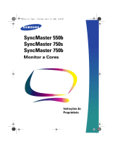 Samsung 750S Manual do usuário
