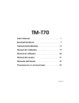 Seiko Group TM-T70 Manual do usuário