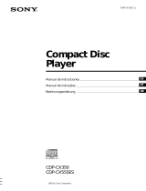 Sony CX555ES Manual do usuário