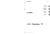 Sony KL-40WA1 Manual do usuário