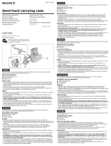 Sony LCM-HCA Manual do usuário